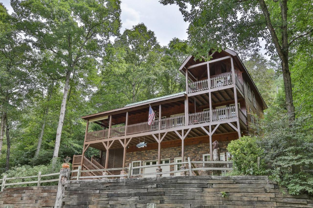 Heaven On The Toccoa Where You Will Enjoy The Sites And Sounds Of The Toccoa River Mineral Bluff Exterior photo
